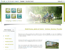 Tablet Screenshot of camping-vallee-avre.fr